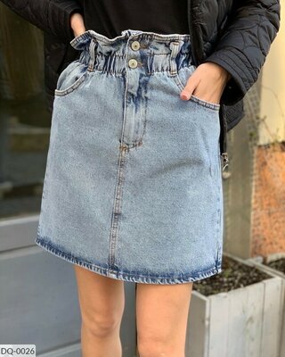 Юбки Джинсовая юбка Материал джинс Производство турция