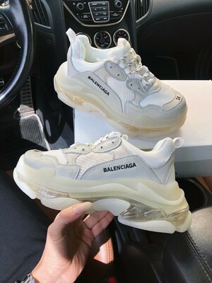 Balenciaga Triple S White Ecru Grailify Sneaker Releases