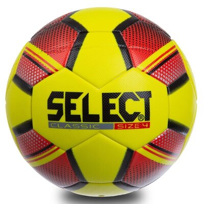 Мяч футзальный 4 Select Classic 0555 PVC, желто-красный