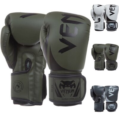 Перчатки боксерские на липучке Venum Challenger 8352 8-12 унций 3 цвета
