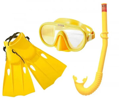 Набор для плавания Intex маска и трубка 3в1 для плавания