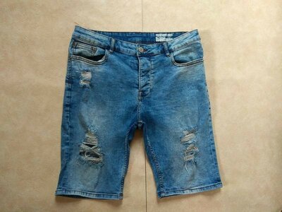 Мужские джинсовые шорты бриджи Denim co, 34 размер.