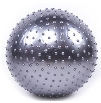Мяч для фитнеса, фитбол массажный с шипами, 85 см. с насосом - Gym Ball