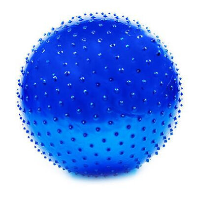 Мяч для фитнеса, фитбол массажный с шипами, 65 см. с насосом - Gym Ball