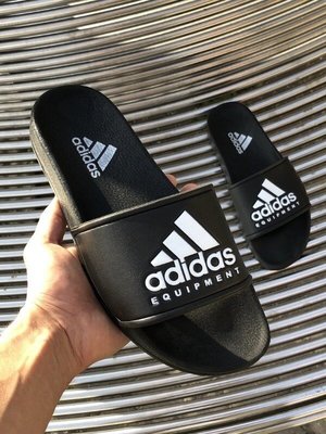 Тапки шлепанцы мужские Adidas Equipment Black