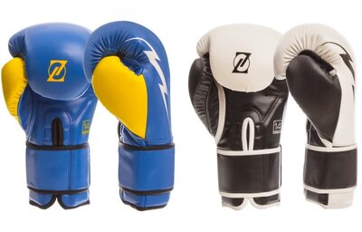 Перчатки боксерские на липучке Zelart 1420 10-14 унций, PU 2 цвета