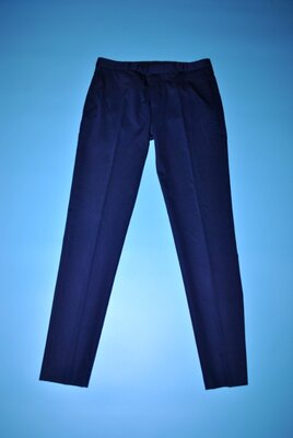 Мужские стильные брюки XS S классика с косыми карманами бренд ZARA модные синие