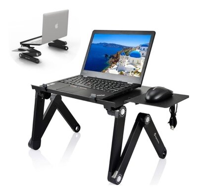 Стіл для ноутбука LAPTOP TABLE T8 PRO Стол с охлаждением