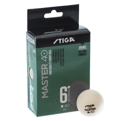 Набор мячей для настольного тенниса Stiga Master 1 Star 1112230306 6 мячей в комплекте 2 цвета