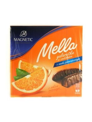 конфеты Magnetic Mella апельсин,вишня 190г Польша
