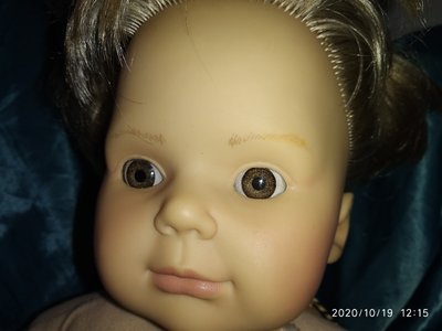 коллекционно-игровая авторская кукла Brigitte Leman Zapf Creation Германия оригинал 55 см нюанс