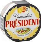 Сыр President Камамбер с белой плесенью 45% 175 грамм
