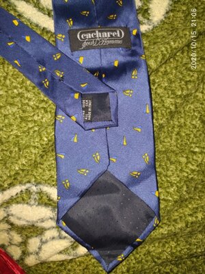 Сacharel крутой шелковый галстук