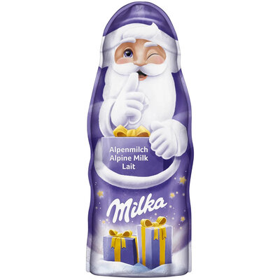 Шоколадная фигурка Санта-Клауса Milka Santa Claus Alpine Milk 90 g