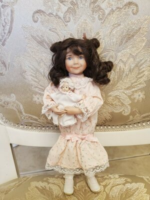 фарфоровая коллекционная кукла от Дианы Эффнер. Dianna Effner