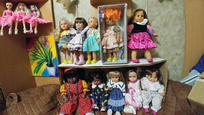 ляльки куклы куколки винтаж,коллекционно игровые,фирменная ,с клеймом,43-50см.
