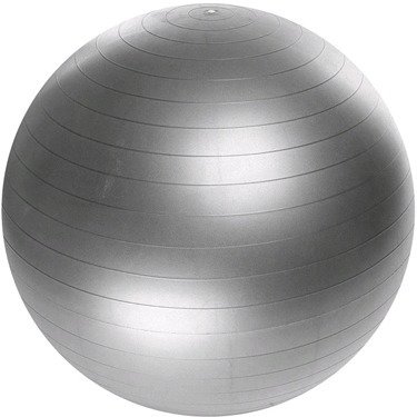 большой надувной мяч для фитнеса фитбол жимбол серебристый 75 см