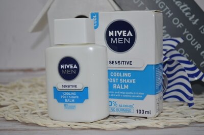 Бальзам после бритья для чувствительной кожи Охлаждающий Nivea For Men Aftershave Balm