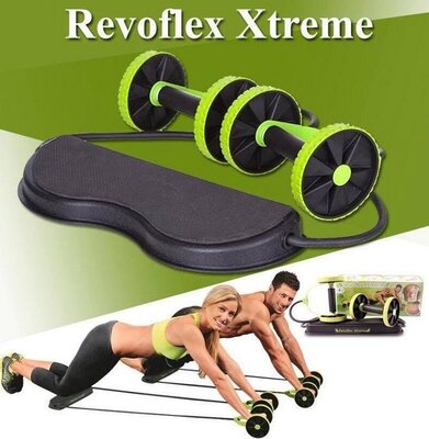Тренажер Revoflex Xtreme для всего тела 40 упражнений Роликовый тренажер