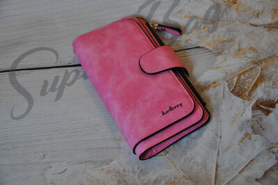 Baellerry Forever, рожевий замшевий жіночий гаманець