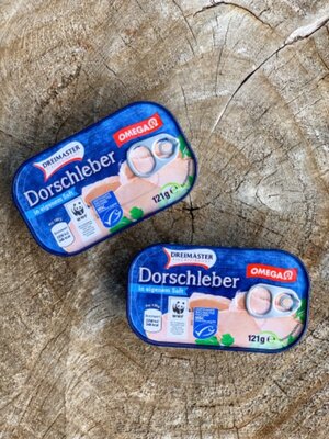 Печень трески Dorschleber Dreimaster, 121 грам, Германия