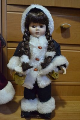 Фарфоровая кукла, зимняя коллекция, фарфоровые куклы Англия