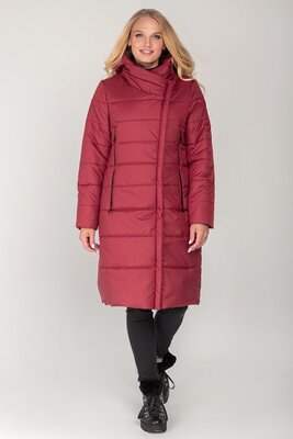 Женское демисезонное пальто Пандора mir-01120 красный