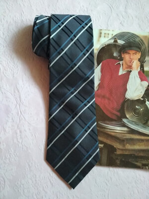 Стильный, актуальный шелковый галстук 100% шелк george collection