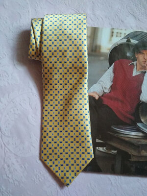 Стильный шелковый галстук 100% шелк marks spenser