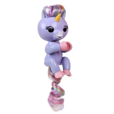 оригинальная интерактивная игрушка Единорог Алика Фингерлингс Fingerlings Baby Unicorn Alica WowWee