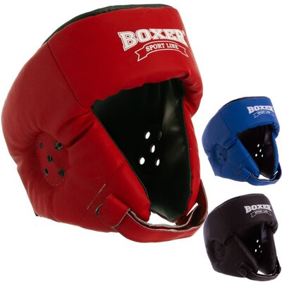 Шлем боксерский открытый кожвинил Boxer 2028 шлем для бокса размер L 3 цвета