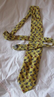 Очень редкий коллекционный винтажный галстук с мишками Италия Franco Martino