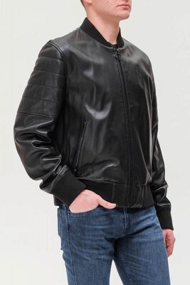 Кожаный бомбер, куртка spirit of real leather германия