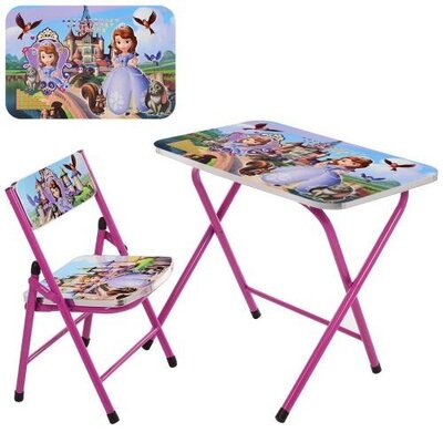 Дитячий складаний столик зі стільчиком Принцеса Софія A19-SF