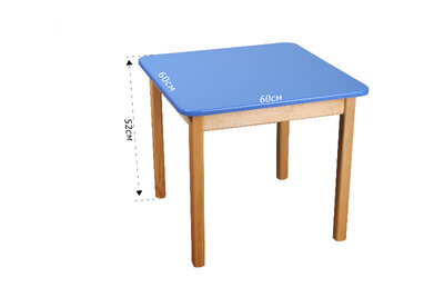 Стол деревянный Финекс 026 синий