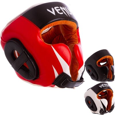 Шлем боксерский в мексиканском стиле кожаный Venum Giant 6652 шлем для бокса размер M-XL