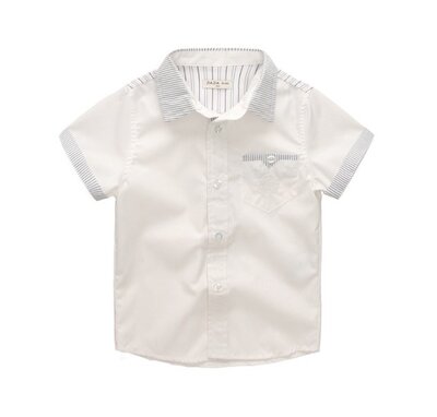Детская рубашка для мальчика летняя рубашка на мальчика с коротким рукавом
