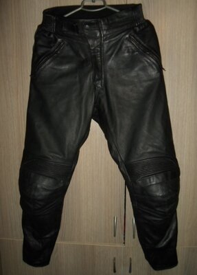 Мото штаны мотоштаны кожаные размер 48 пояс 72-82см