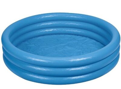 Детский надувной бассейн для малышей от 2-х до 5-ти лет «Синий кристалл» Intex 58426 диаметр 147 см