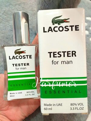 Акция Lacoste Essential мужской летний аромат в тестере 60 мл, Лакоста, мужской парфюм, тестер