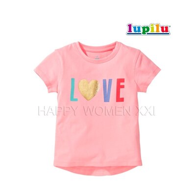 4-6 лет футболка для девочки Lupilu детская футболочка хлопковая дитяча дівчинка дитячі футболки