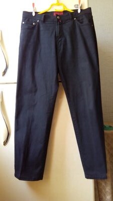 Черные джинсовые брюки pierre cardin пьер карден размер w 36 l 30 модель 3231