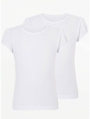 Белая футболка на девочку George, біла футболка George для дівчинки 10/11 років. Фірма George
