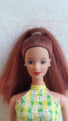 Продано: Бронь. Барби Pretty In Plaid Barbie redhead 1998