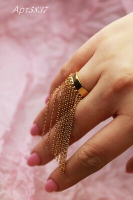 жіноче срібне кольцо цепочкою, женские серебряные кольца с цепю, срібніжіночі кільца