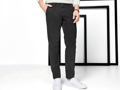 Продано: Черные котоновые штаны чино, брюки, l 50 euro 34 , Livergy, германия
