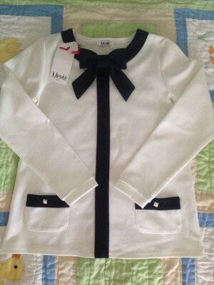 Новая кофта, блузка для школы фирмы Mevis р. 140