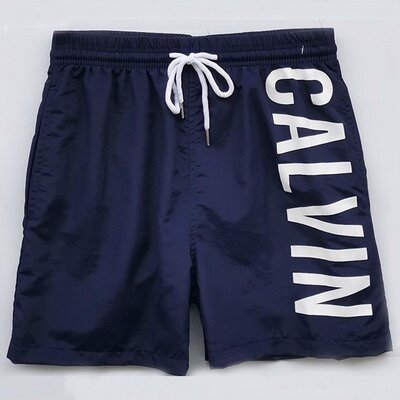 Мужские пляжные шорты плавки Calvin Klein, разные размеры, цвет темно-синий