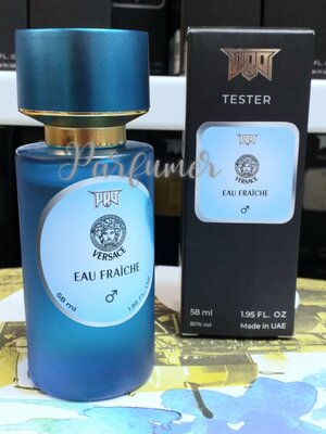 Свежий мужской парфюм Versace eau Fraiche, тестер 58 мл, духи, пробник, стойкая арабская парфюмерия
