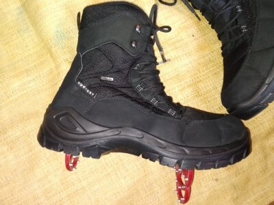 43р-28/5 см ботинки с ледоступами зима Everest Simpatex состояние новых вся стелька с загибом 28.5